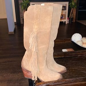 Lucchese Fringe Boots